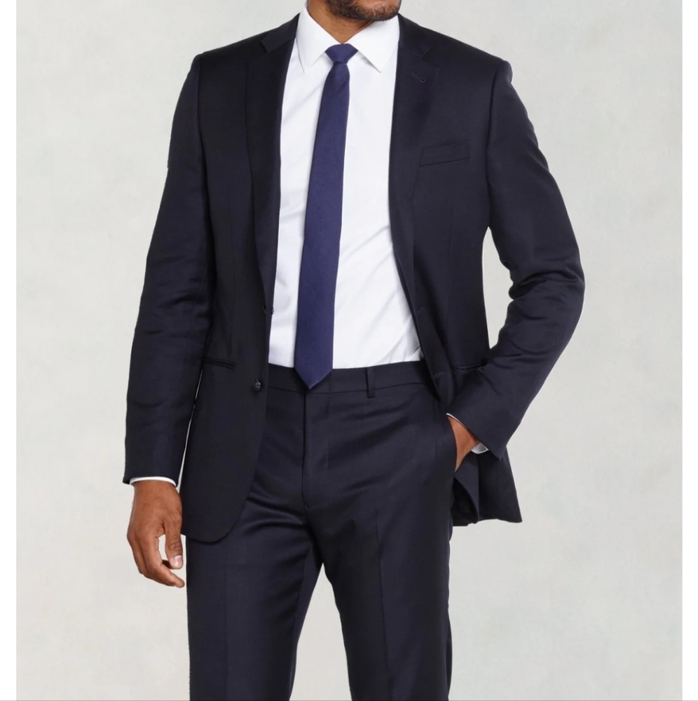 Calvin Klein Navy Blue Men's Suit